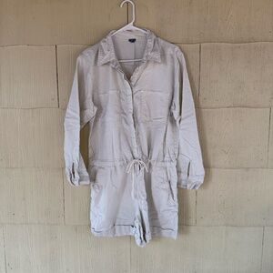 Aerie Linen Short Romper